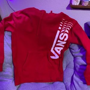 red vans mens sweatshirt